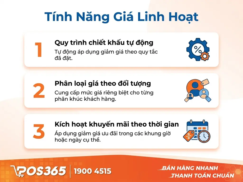 T&iacute;nh năng thiết lập nhiều bảng gi&aacute;: Tự động h&oacute;a quy tr&igrave;nh chiết khấu