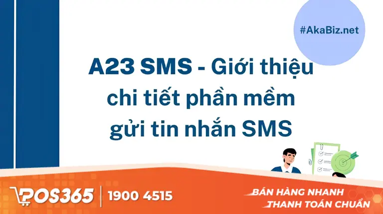 A23 SMS - Miễn phí, phù hợp người mới