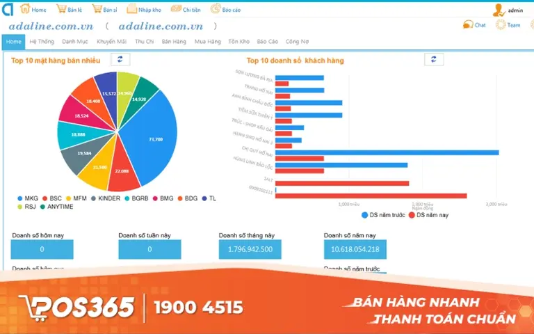 Adaline - Phần mềm quản lý kho chuyên sâu cho hàng nội địa