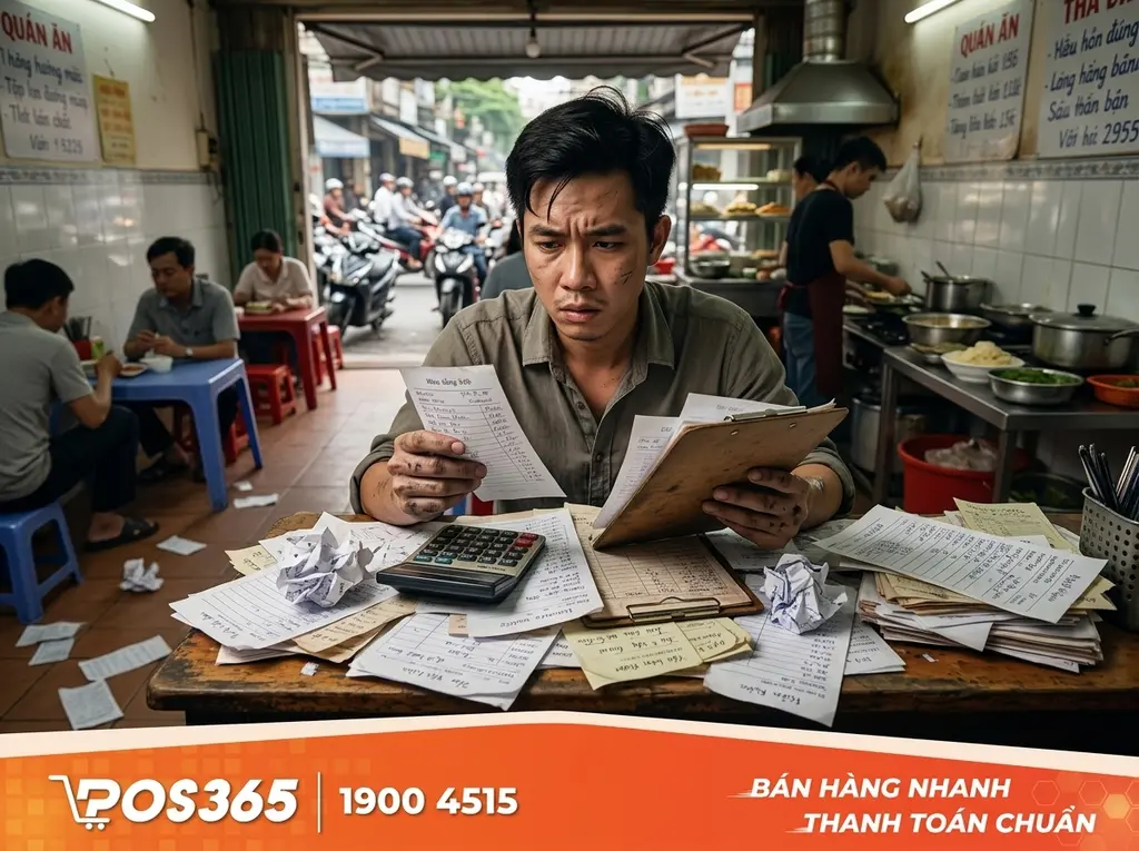 Ám ảnh giờ cao điểm: Khi quy trình order giấy trở thành thảm họa