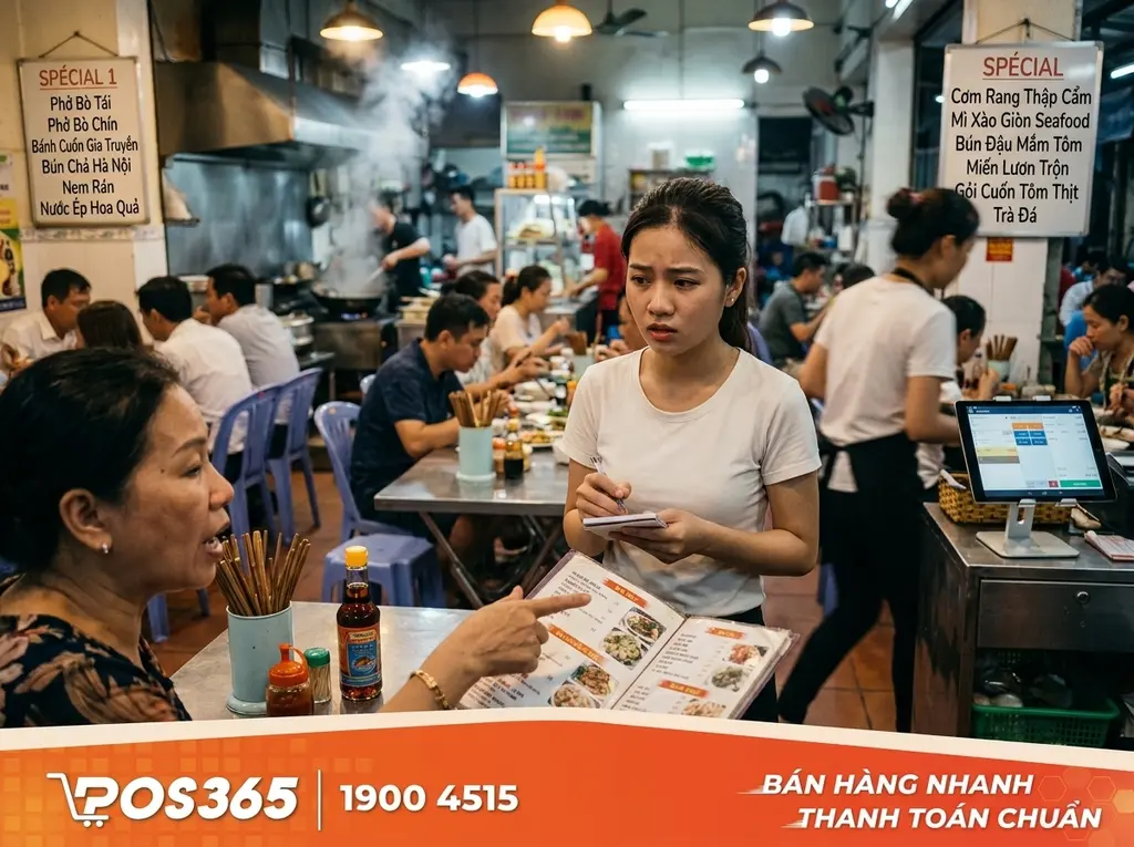 Áp lực phục vụ tại bàn và rủi ro từ những yêu cầu ngoài menu