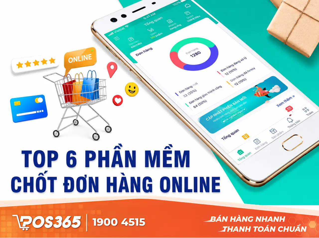 App quản lý bán hàng online Chốt Đơn