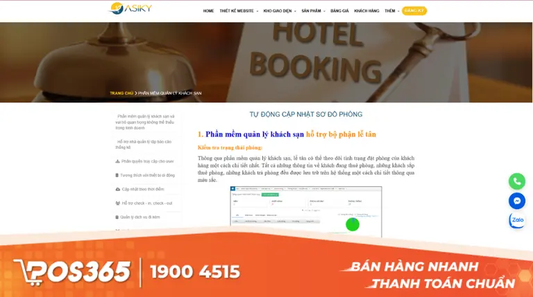 App quản l&yacute; homestay - Asiky