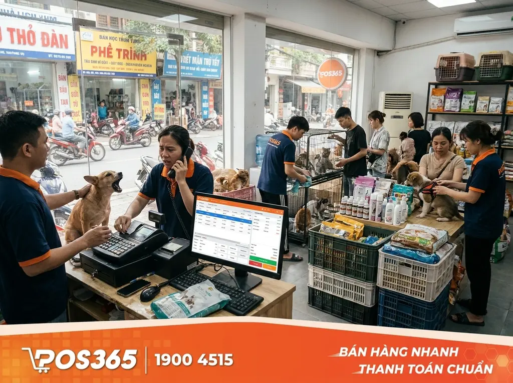 B&agrave;i to&aacute;n vận h&agrave;nh phức tạp trong Pet Shop hiện đại