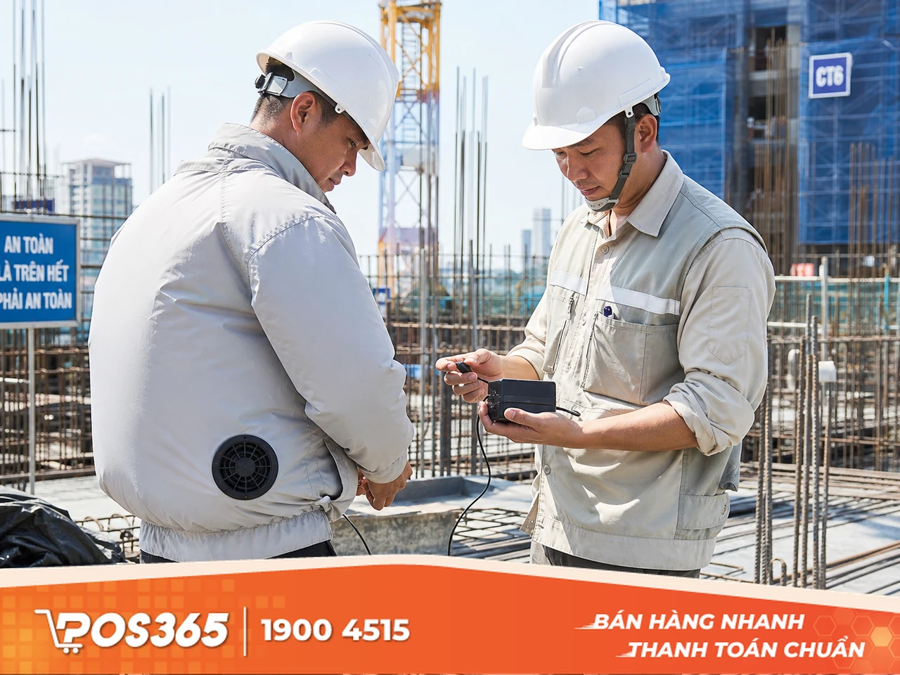 Bán áo điều hòa cho người lao động ngoài trời