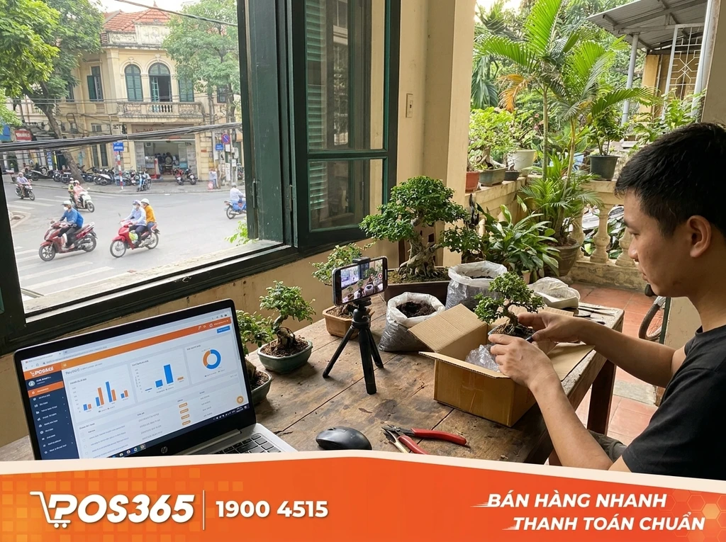 Bán cây cảnh mini online - tối ưu chi phí mặt bằng