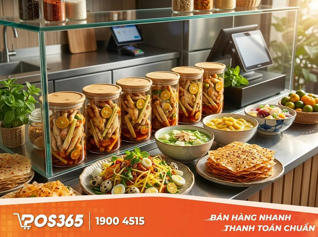 Bán đồ ăn vặt online (Bánh tráng, chân gà, chè)