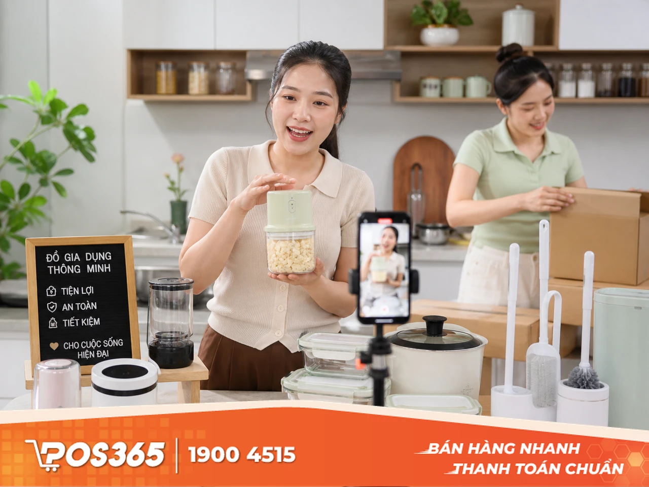 B&aacute;n đồ gia dụng th&ocirc;ng minh qua Livestream