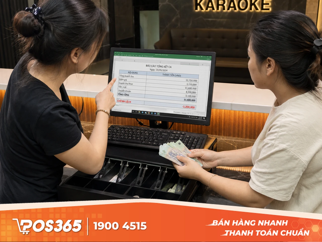 B&agrave;n giao ca thu ng&acirc;n nhập nhằng, dễ lệch k&eacute;t tiền mặt