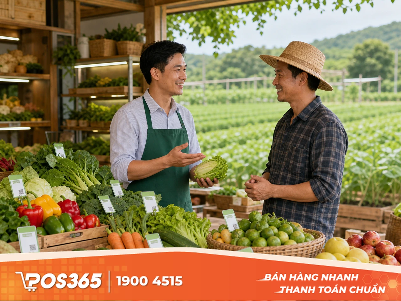 B&aacute;n lẻ n&ocirc;ng sản chuẩn Organic / VietGAP