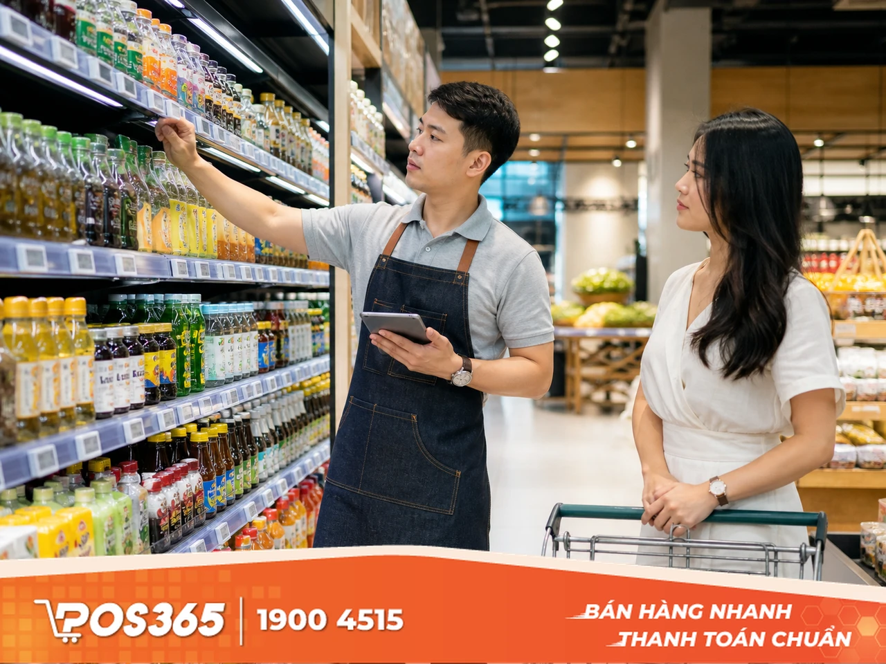 Bảng giá điện tử (ESL) cập nhật giá bán tự động