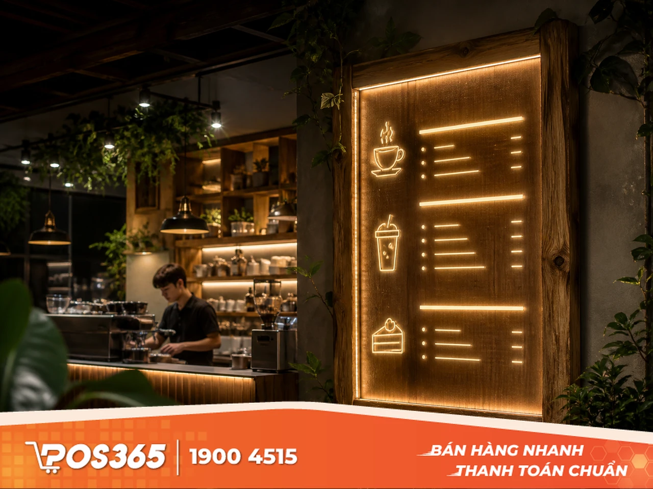 Bảng gỗ đ&egrave;n LED dạ quang