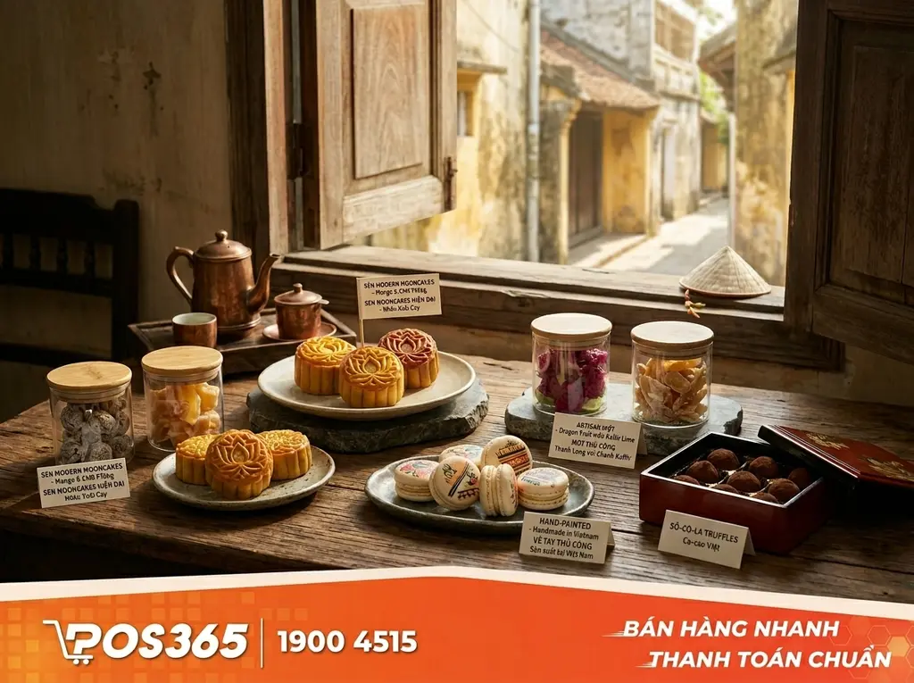 Bánh kẹo handmade độc quyền, sáng tạo