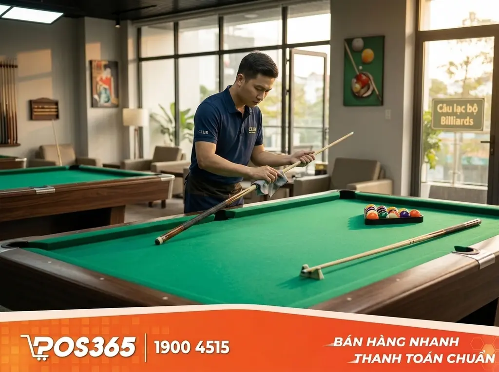 Bảo dưỡng thiết bị (cơ, bi, nỉ bàn) cẩn thận hàng ngày