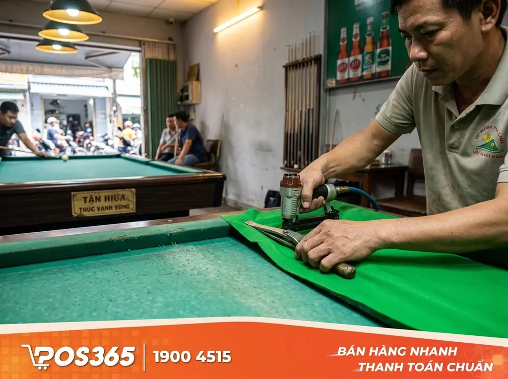 Bao l&acirc;u n&ecirc;n thay nỉ b&agrave;n bida một lần?