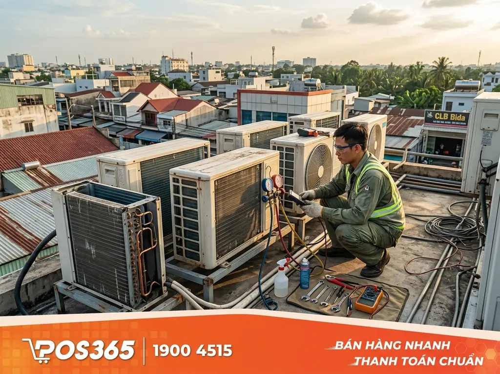 Bảo tr&igrave; d&agrave;n n&oacute;ng ngo&agrave;i trời v&agrave; tiến h&agrave;nh vận h&agrave;nh thử nghiệm