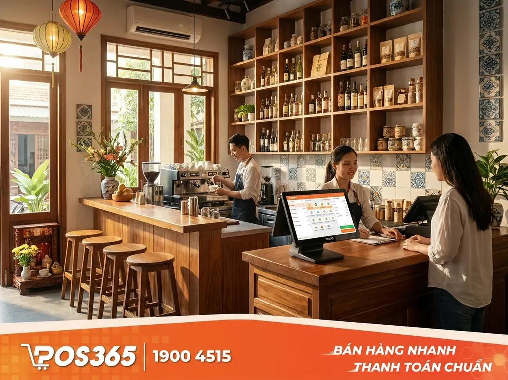 Bí quyết bố trí khu vực quầy thu ngân và pha chế