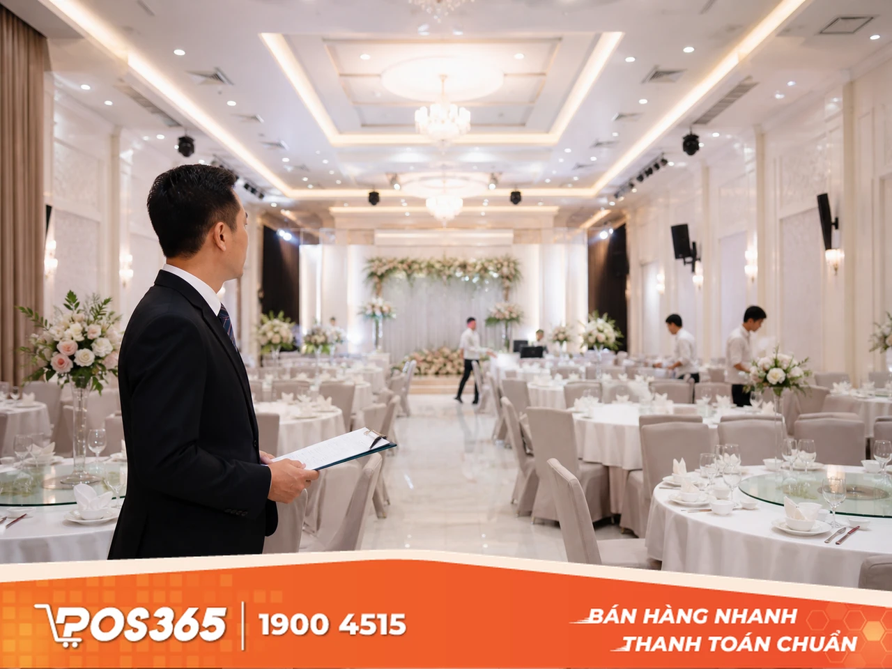 Bí quyết tối ưu không gian trang trí cho nhà hàng tiệc cưới