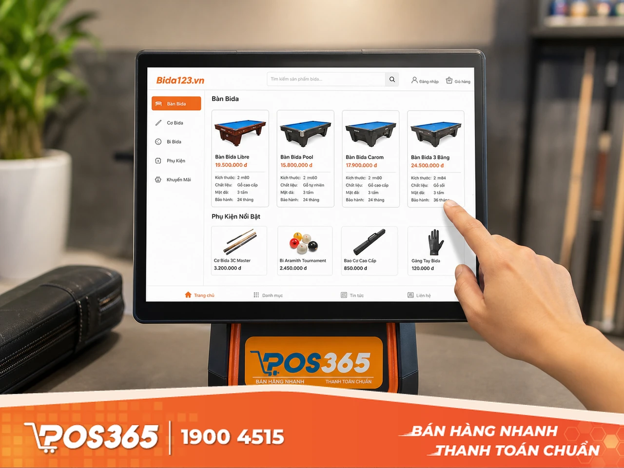 Bida123.vn - K&ecirc;nh cung cấp b&agrave;n v&agrave; phụ kiện bida trực tuyến đa dạng