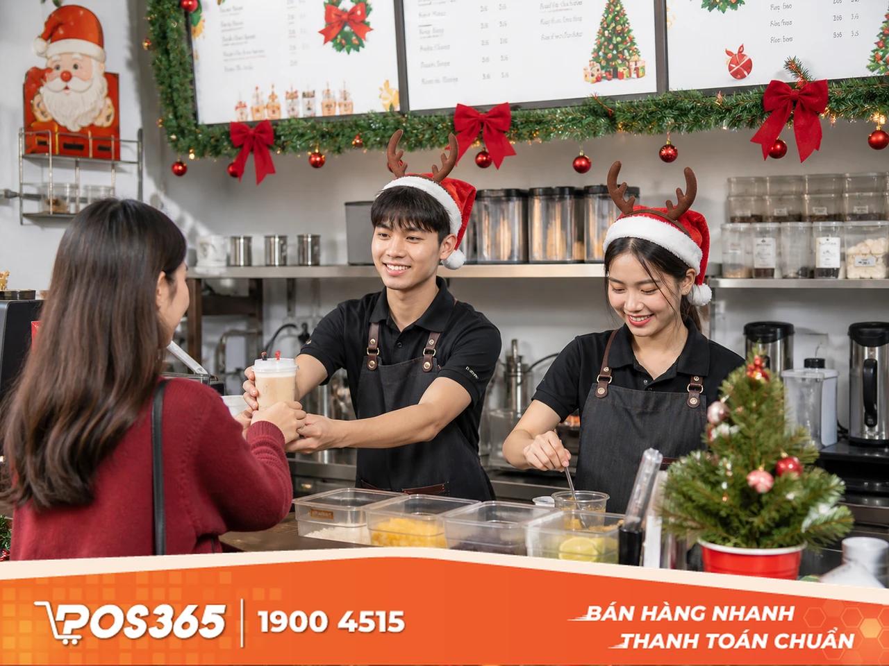 Biến tấu quầy pha chế v&agrave; thay mới đồng phục nh&acirc;n vi&ecirc;n
