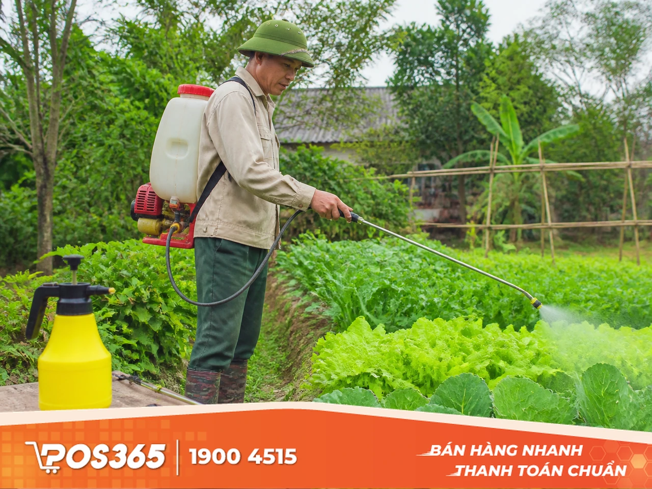 B&igrave;nh phun &aacute;p lực v&agrave; m&aacute;y phun thuốc