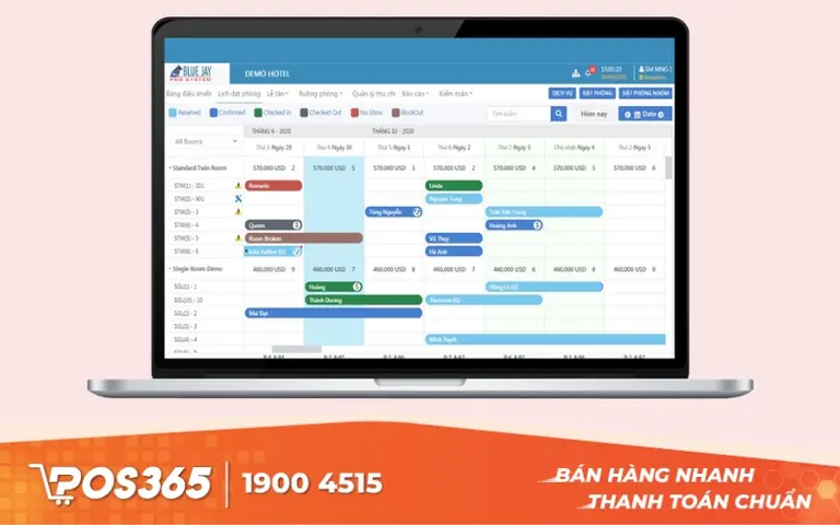 Blue Jay PMS - Phần mềm quản l&yacute; kh&aacute;ch sạn chuy&ecirc;n s&acirc;u