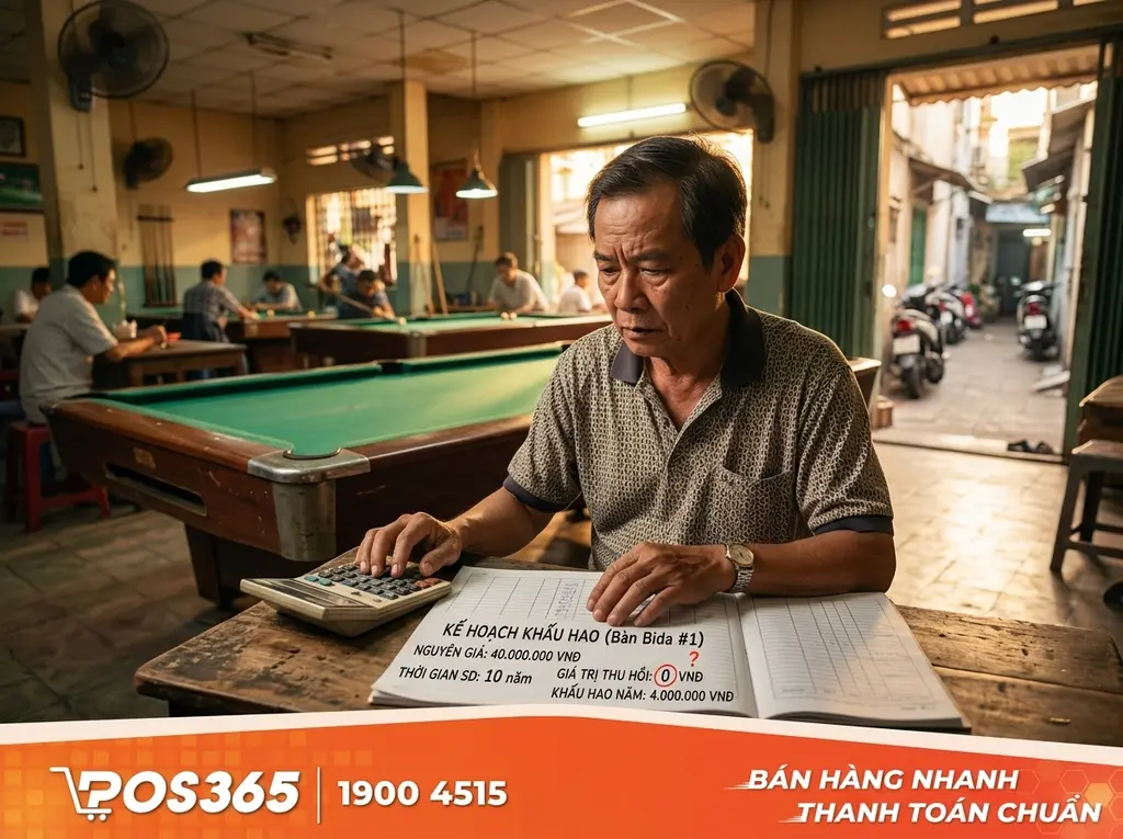 Bỏ qua giá trị thu hồi (thanh lý) khi lập kế hoạch khấu hao