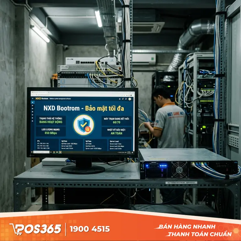 Bảo mật tối đa với phần mềm bootrom và tính tiền NXD (NetzoneSoft)