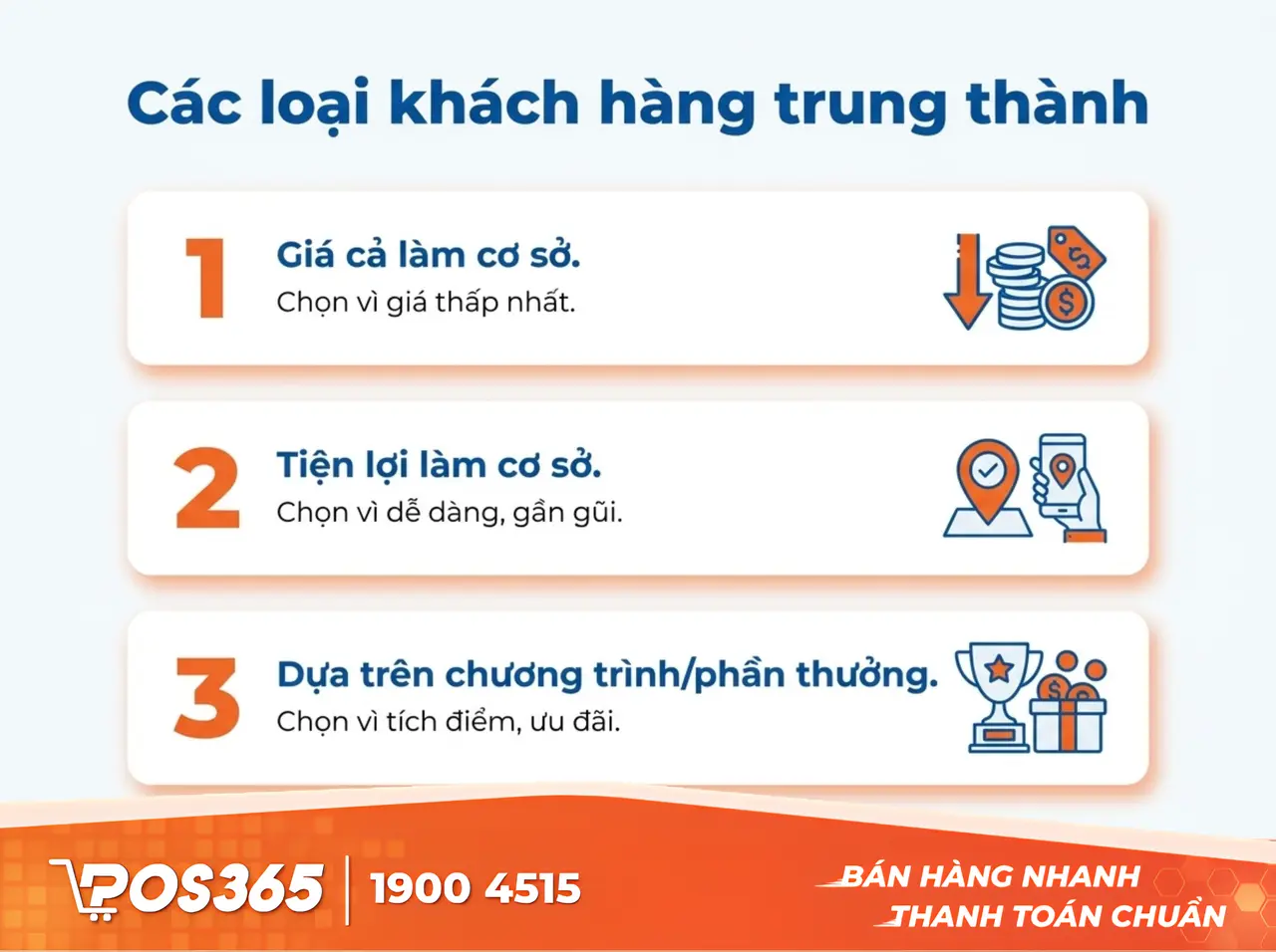 C&aacute;c loại h&igrave;nh kh&aacute;ch h&agrave;ng trung th&agrave;nh