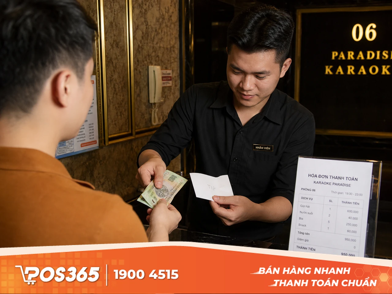 C&aacute;c m&aacute;nh kh&oacute;e thất tho&aacute;t doanh thu karaoke n&uacute;p b&oacute;ng tiền boa (tips)