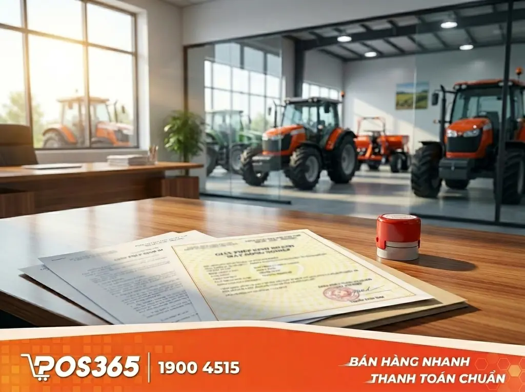 C&aacute;c thủ tục ph&aacute;p l&yacute; cơ bản khi mở cửa h&agrave;ng m&aacute;y n&ocirc;ng nghiệp