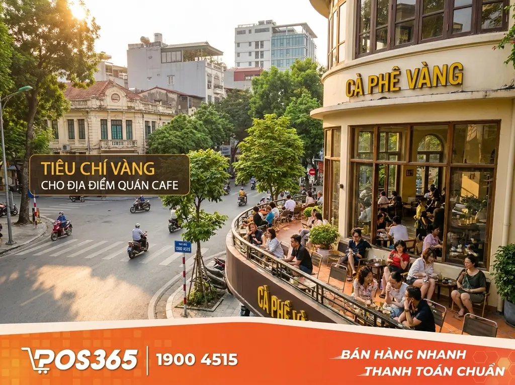 Các tiêu chí vàng để đánh giá một mặt bằng mở quán cafe tốt