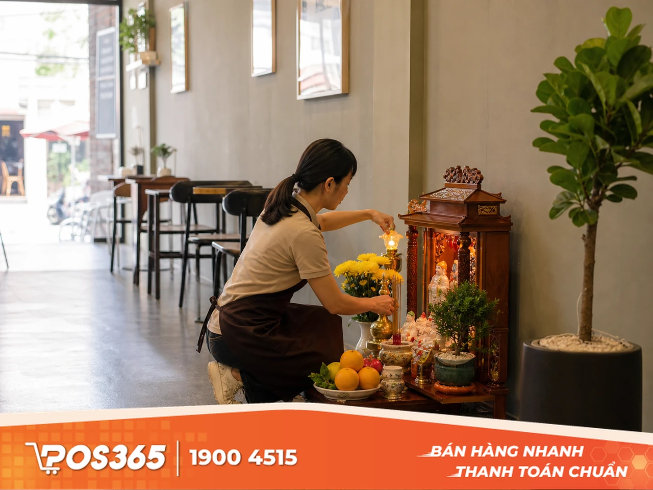 Cách bố trí bàn thờ Thần Tài Ông Địa chuẩn xác