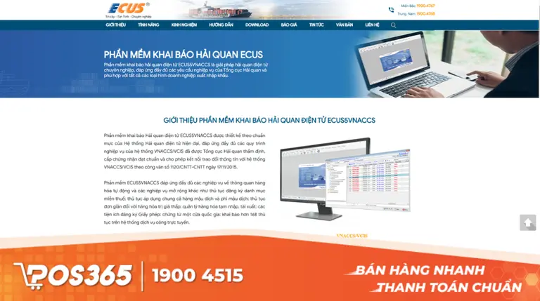 C&aacute;ch in m&atilde; vạch hải quan trực tiếp qua phần mềm (ECUS/VNACCS)