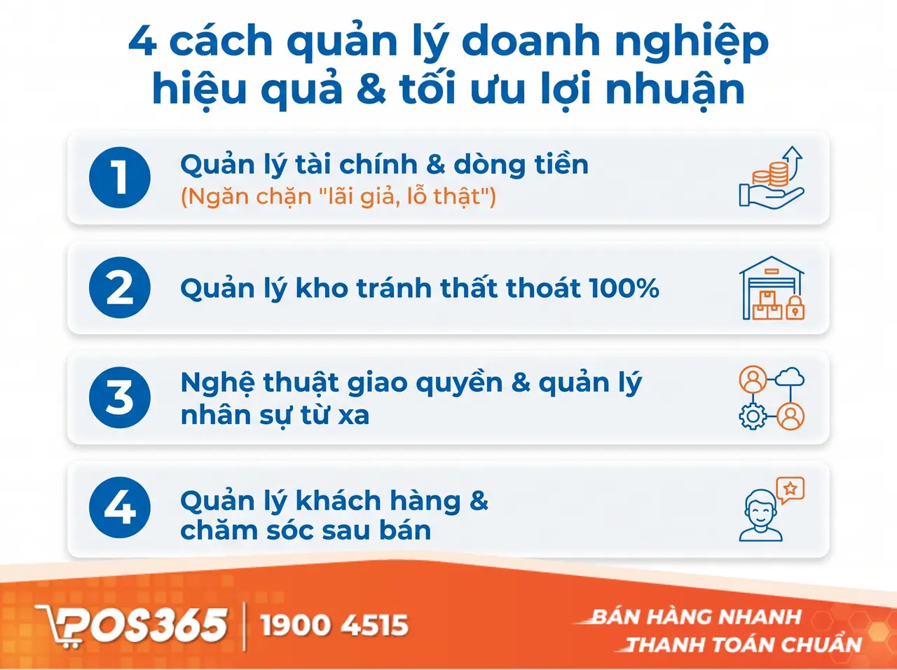 4 cách quản lý kinh doanh hiệu quả, tối ưu lợi nhuận