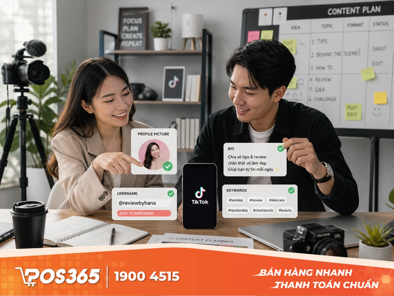 Cách tối ưu hồ sơ cá nhân chuẩn SEO TikTok