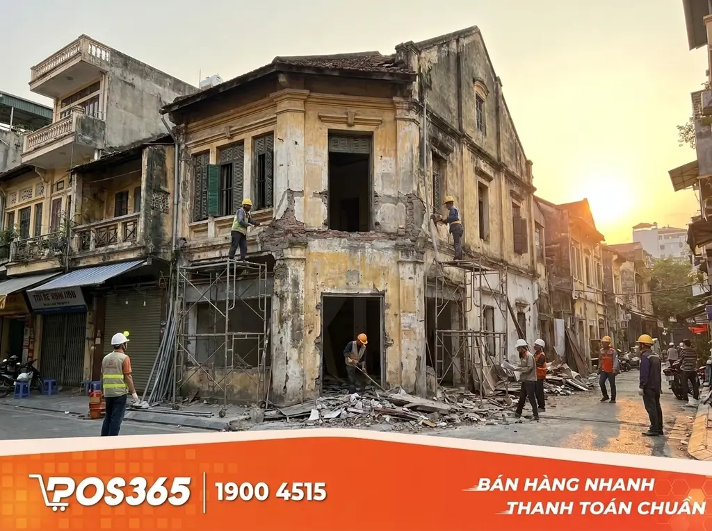 Quyền cải tạo, th&aacute;o dỡ mặt bằng