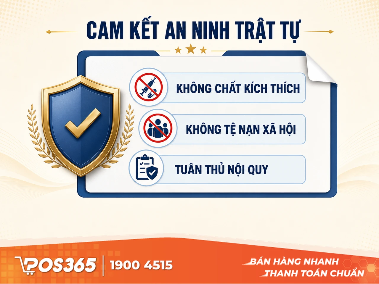 Cam kết kh&ocirc;ng tệ nạn x&atilde; hội & Tu&acirc;n thủ An ninh trật tự