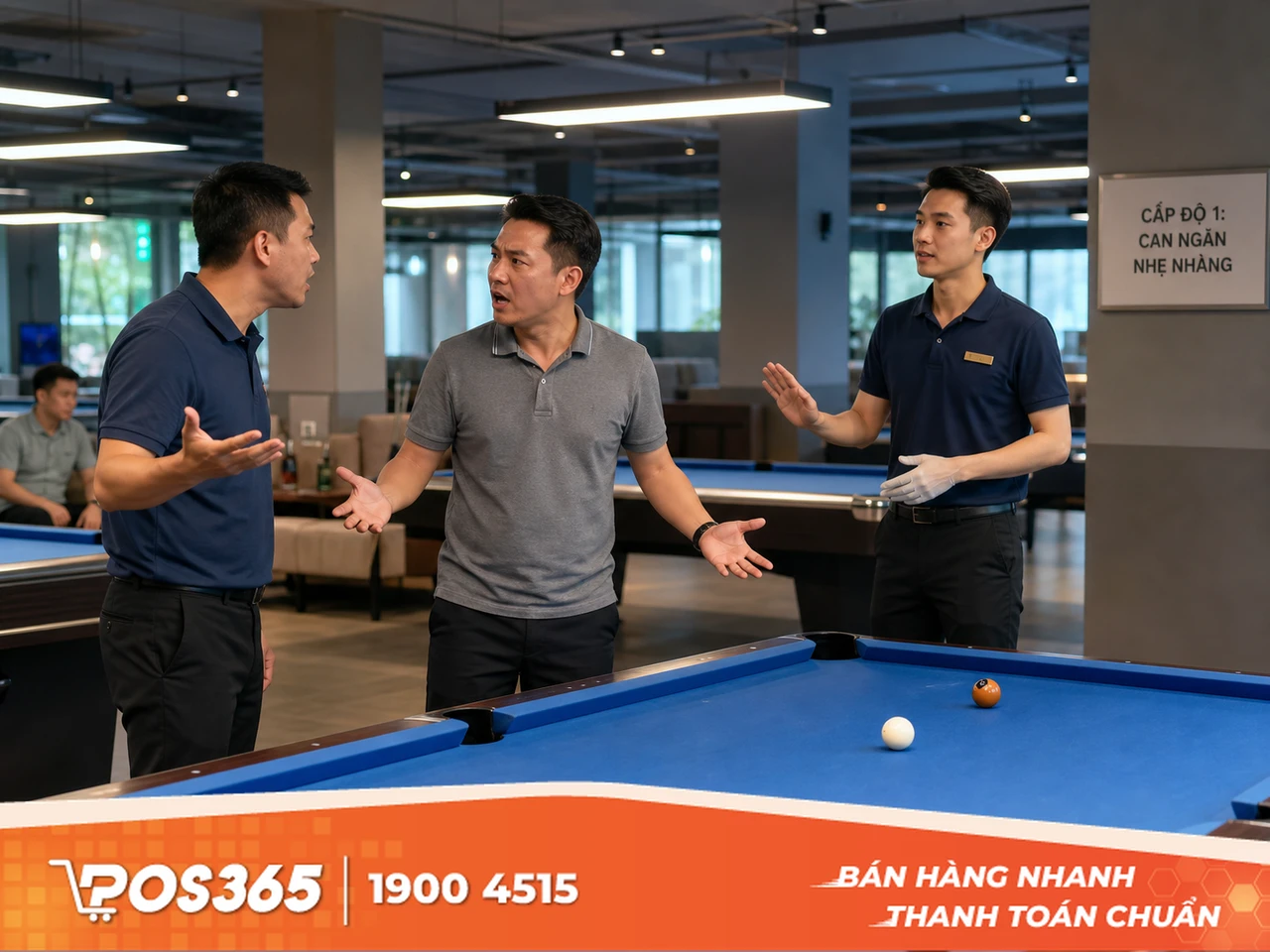 Cấp độ 1: Kh&aacute;ch say xỉn bắt đầu lớn tiếng, g&acirc;y hấn