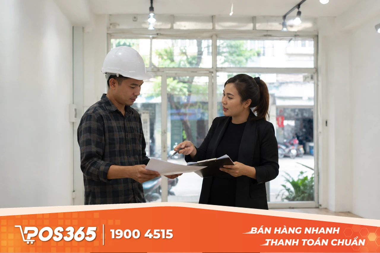 Chi ph&iacute; mặt bằng v&agrave; thiết kế tiệm