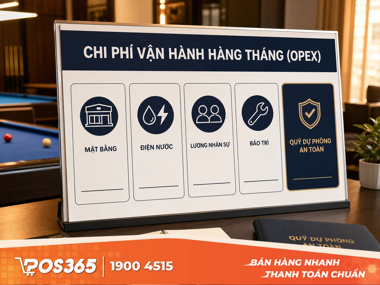 Chi ph&iacute; vận h&agrave;nh h&agrave;ng th&aacute;ng (Opex) v&agrave; Quỹ dự ph&ograve;ng an to&agrave;n
