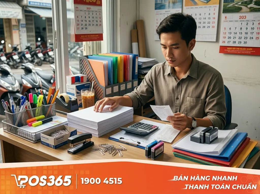 Chi phí vật liệu, đồ dùng văn phòng