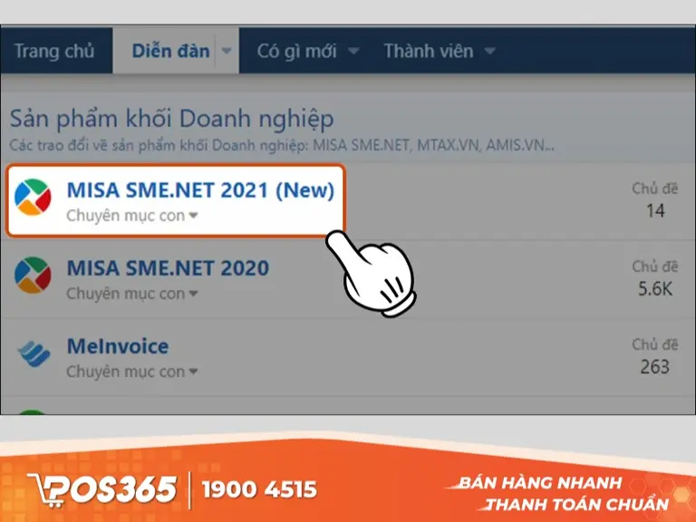 Chọn phần mềm