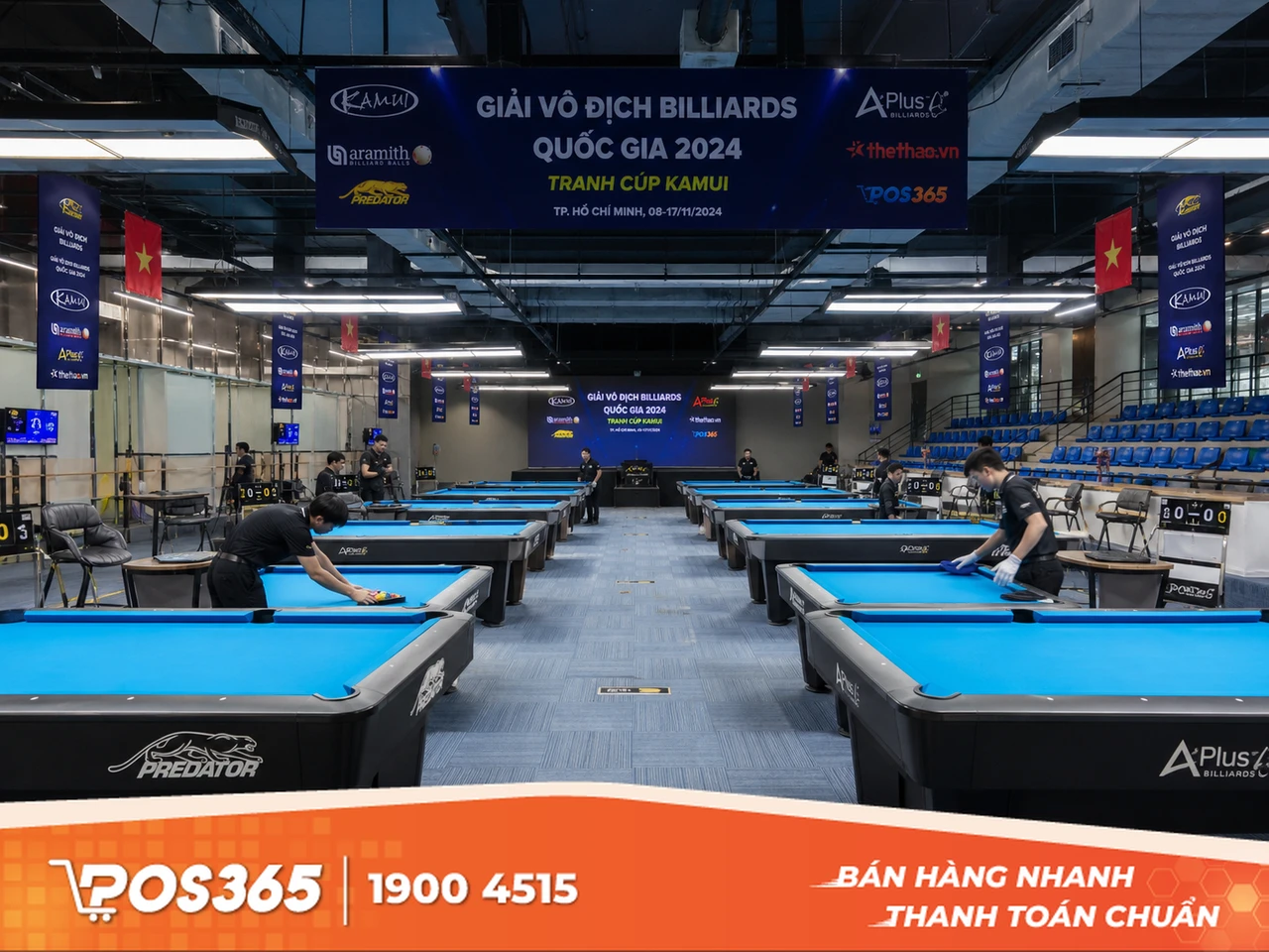 Chuẩn bị cơ sở vật chất v&agrave; kh&ocirc;ng gian thi đấu đạt chuẩn