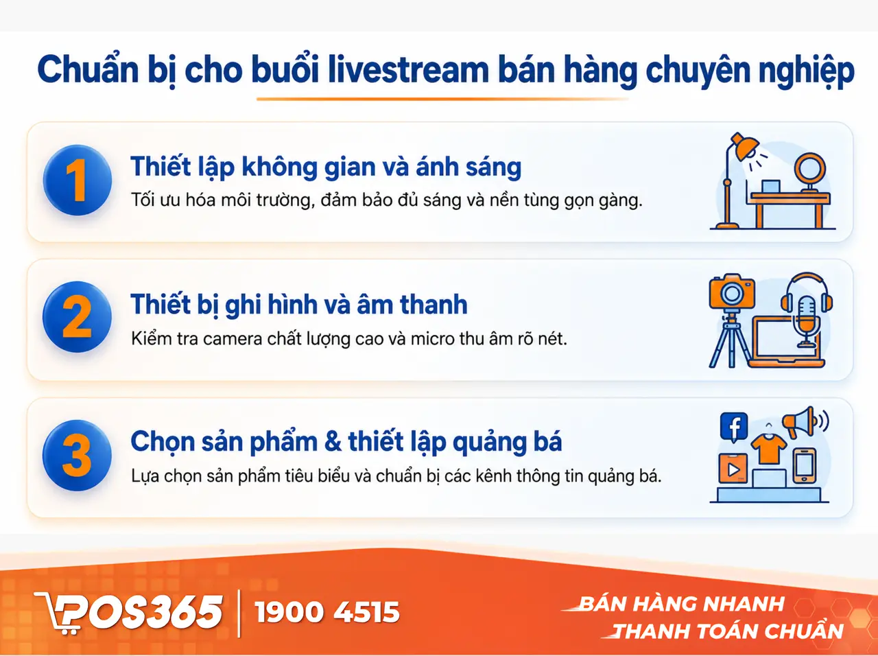 Chuẩn bị gì để có một phiên Livestream bán hàng chuyên nghiệp?
