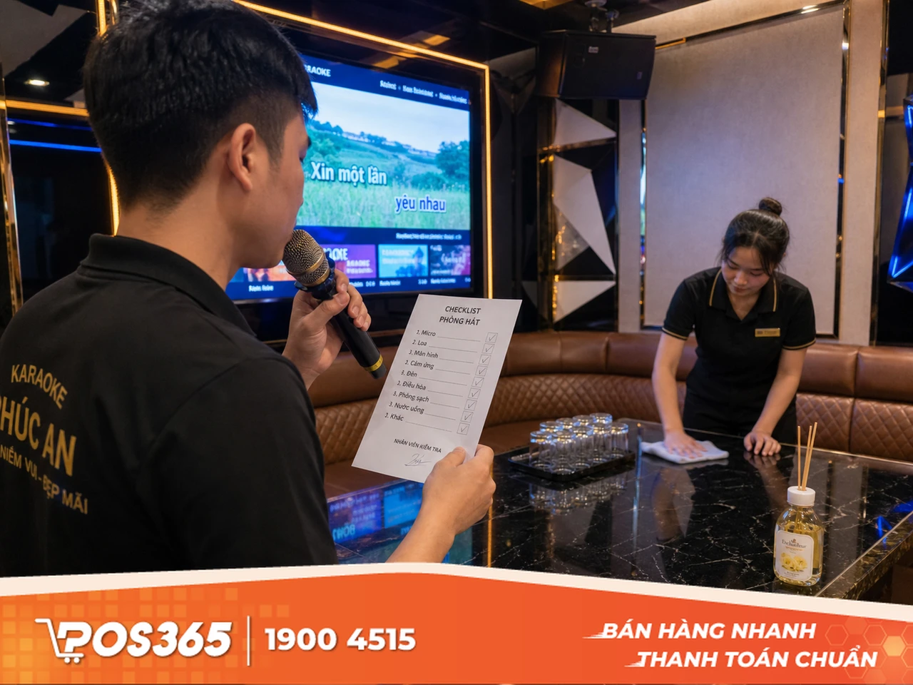 Chuẩn h&oacute;a quy tr&igrave;nh dọn dẹp v&agrave; kiểm tra kỹ thuật ph&ograve;ng h&aacute;t trước khi đ&oacute;n kh&aacute;ch