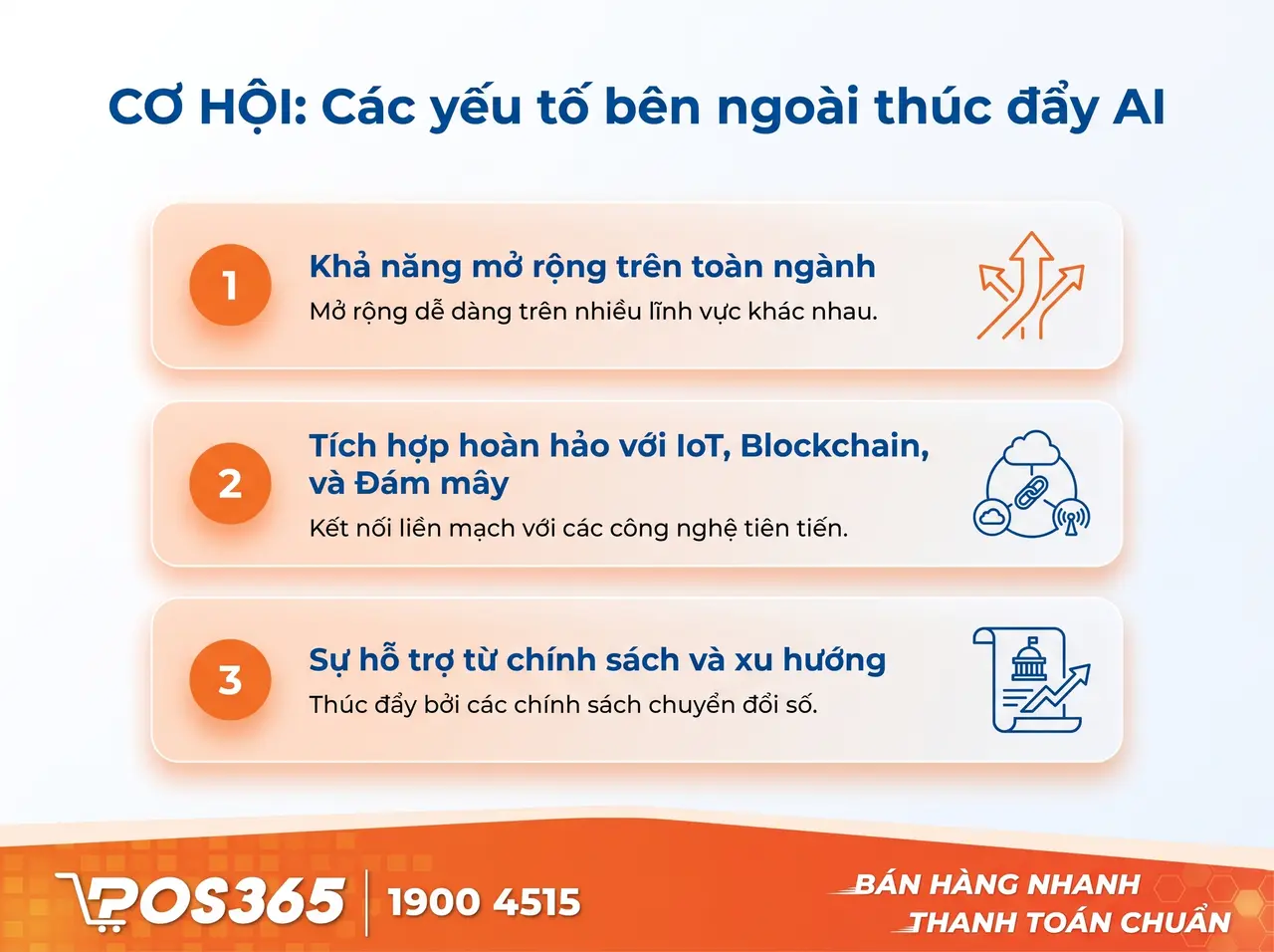 Cơ hội (Opportunities) - Yếu tố bên ngoài thúc đẩy AI