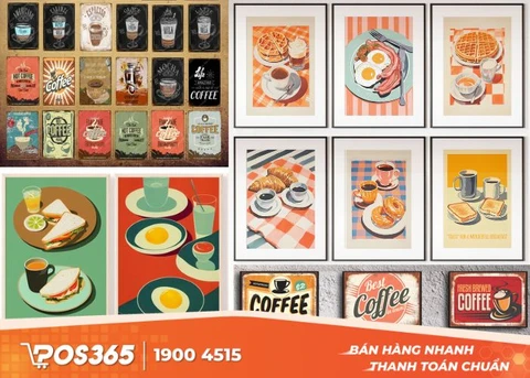 Tranh về ẩm thực, cafe