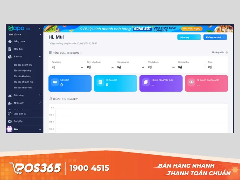 Công cụ quản lý lịch trình trung tâm tiệc cưới khoa học Sapo