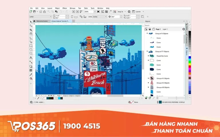 Corel Draw - Thiết kế menu chất lượng cao